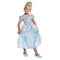Girl's Cinderella Deluxe Princess Costume Light Blue Dress with Headpiece